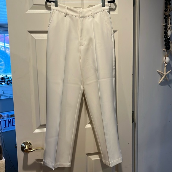 White tailored Pants - Picture 1 of 3